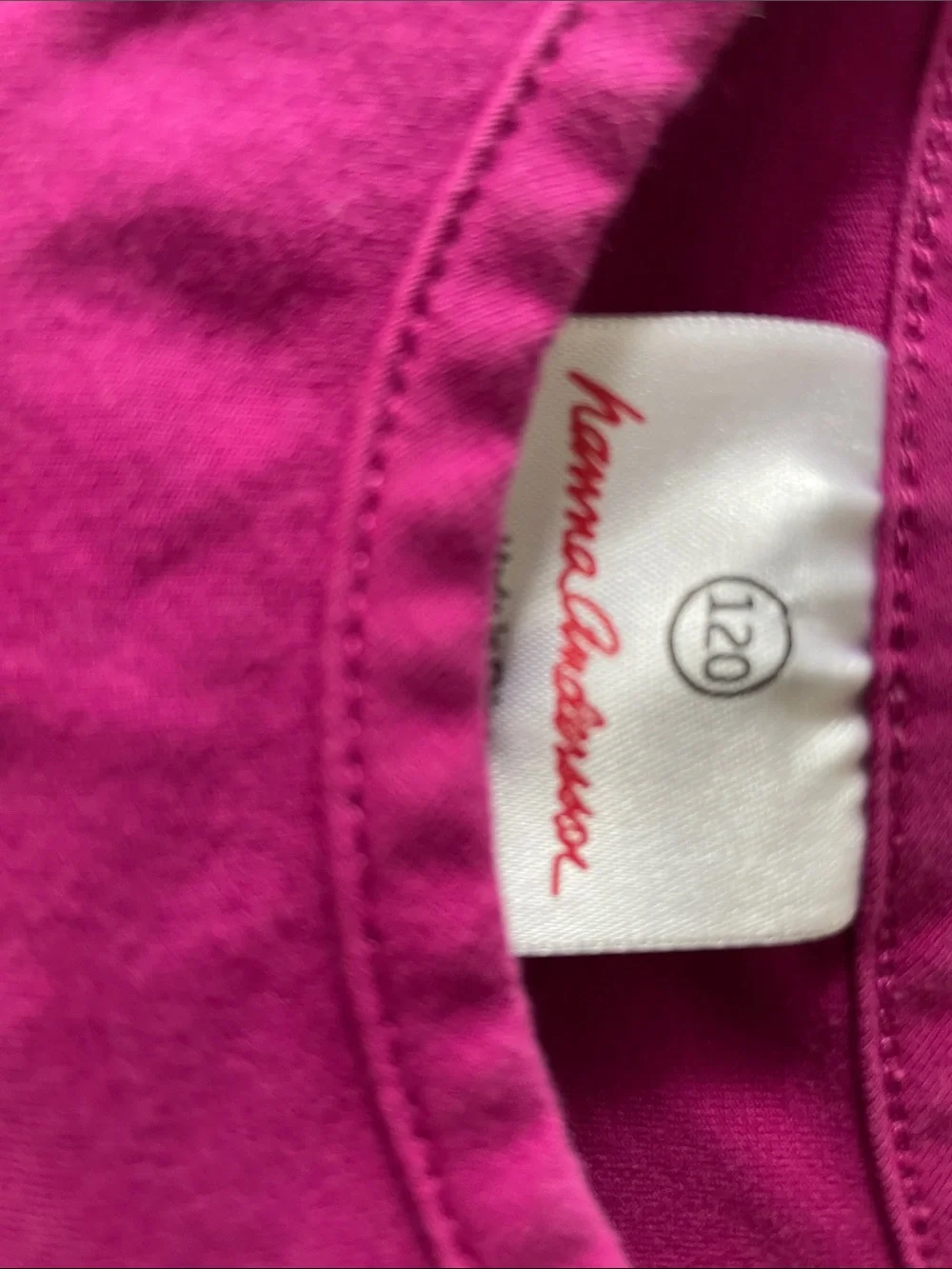 Hanna Andersson Hot Pink Short-Sleeve Twirl Dress with Colorful Trim